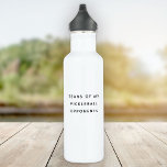 Funny Tears of my Pickleball Opponents Typography 710 Ml Water Bottle<br><div class="desc">Funny modern stainless steel water bottle reading TEARS OF MY PICKLEBALL OPPONENTS in a trendy minimalist typography design,  perfect to put fear in the hearts of your practice game partners! ;)</div>