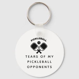 Funny Tears of my Pickleball Opponents Typography  Keychain