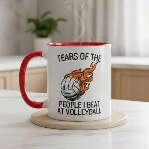 Funny Tears of the People I Beat at Volleyball Mug