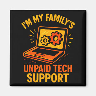 Funny Tech Guy Suprt Computer Geek Nerd Engineer G Magnet