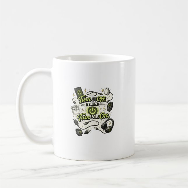 Funny Tech Lover Mug (Left)