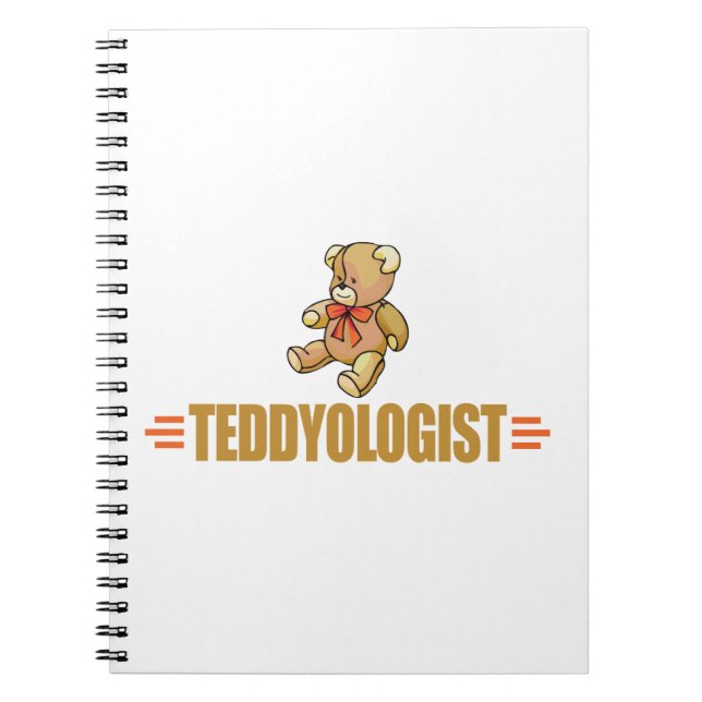 Funny Teddy Bear Notebook (Front)