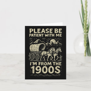 Funny Tee Shirt Dad Men Women Im From 1900s Father Card