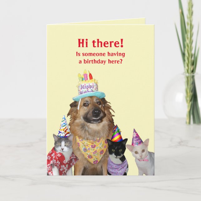 Funny Template for Birthday (Front)