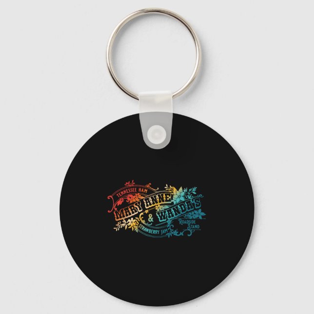 Funny Tennessee-ham Mary Anne &amp; Wandas Strawbe Keychain (Front)