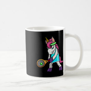 Funny Tennis Gift For Girls Women Unicorn Lovers C Coffee Mug