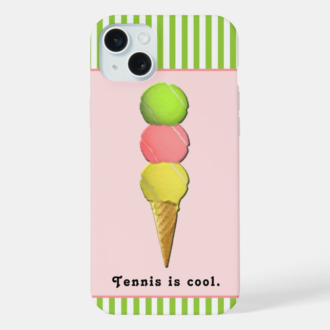 Funny Tennis iPhone Case (Back)