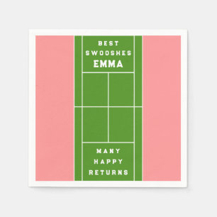 Funny Tennis Party Napkin