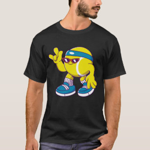 Funny Tennis Player and Tennis Ball Humor Sports T-Shirt
