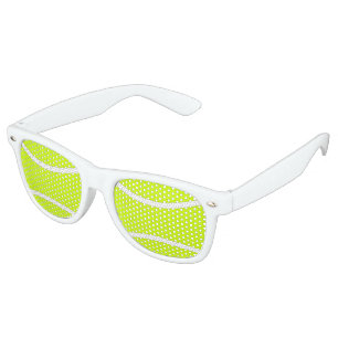 Funny Tennis Player / Team Sports Party Retro Sunglasses