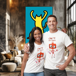 Funny Tennis Skeleton   Can’t. Got Tennis.   Humou T-Shirt