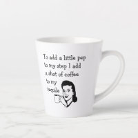 Funny Tequila Coffee Quote Retro Art