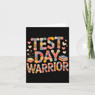 Funny test day warrior bruh science math countdown card