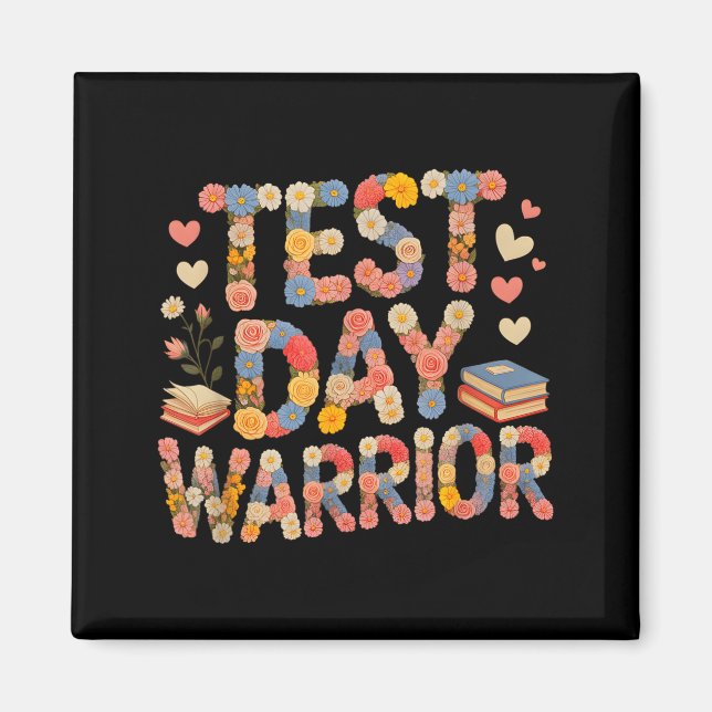 Funny test day warrior bruh science math countdown magnet (Front)