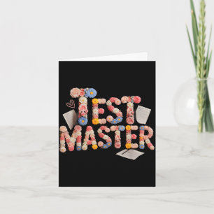 Funny test master bruh ela stem ready cottagecore card