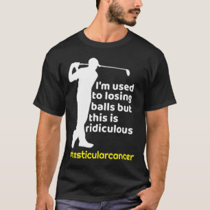 Funny Testicular Cancer Survivor Golf Player Orchi T-Shirt