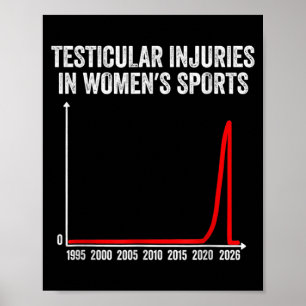 Funny Testicular Injuries In Womens Sports Poster