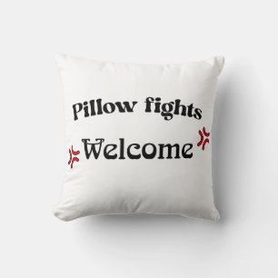 Funny text designs throw pillow