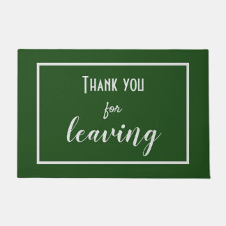 Funny "Thank You For Leaving" Introvert Antisocial Doormat
