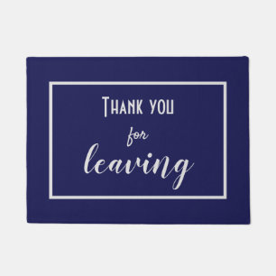 Funny "Thank You For Leaving" Introvert Antisocial Doormat