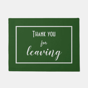 Funny "Thank You For Leaving" Introvert Antisocial Doormat