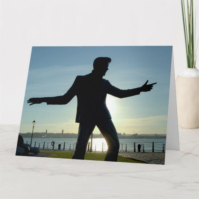 FUNNY THANK YOU RETRO GREETING CARD (Front)