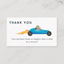 Funny Thank you Small Business, sloth