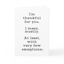 Funny Thanksgiving Card