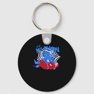 Funny Thanksgiving Christmas Turkey Vs Santa Claus Keychain