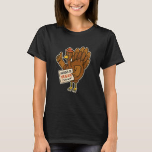 Funny Thanksgiving Day for Vegans Vegan Turkey Day T-Shirt