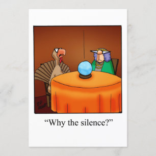 Funny Thanksgiving Dinner Invitation