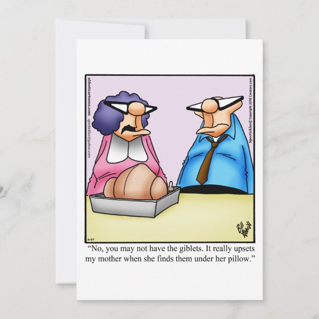 Funny Thanksgiving Dinner Invitation (Front)