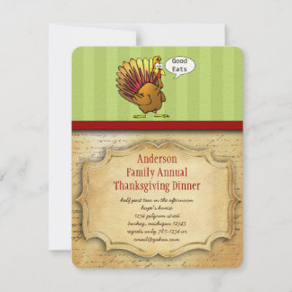 Funny Thanksgiving Dinner Invitation