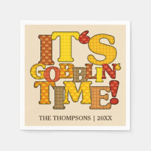 Funny Thanksgiving Dinner Paper Napkin