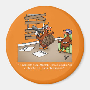 Funny Thanksgiving Dinner Party Favour Magnet