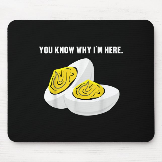 Funny Thanksgiving Dinner You Know Why Im Here Dev Mouse Pad (Front)