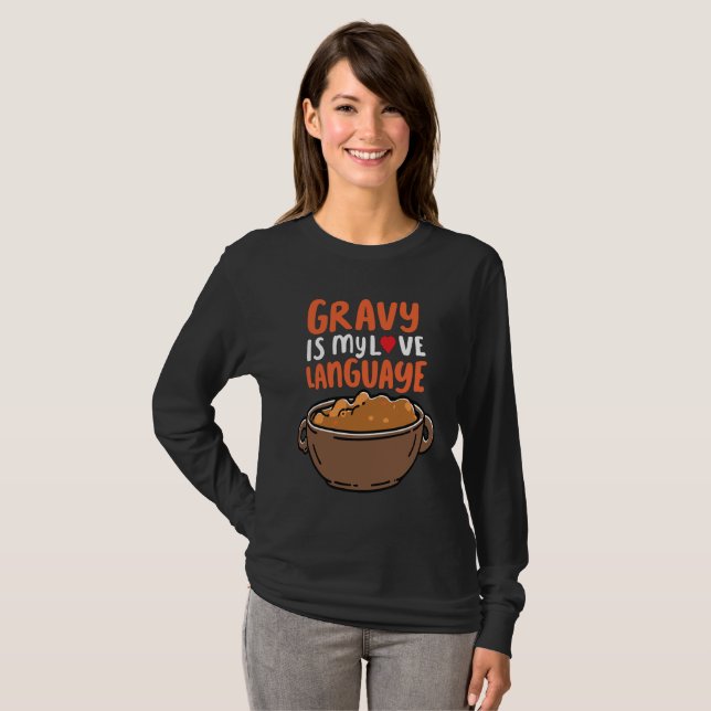 Funny Thanksgiving Drip T-Shirt (Front Full)
