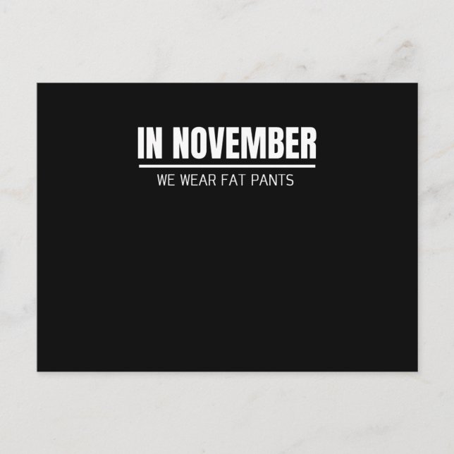 Funny Thanksgiving Family Matching Thanksgiving Postcard (Front)