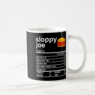 Funny Thanksgiving Food Apparel, Sloppy Joe Nutrit Coffee Mug