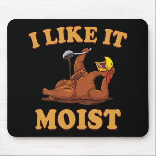 Funny Thanksgiving Foods Family Group Set I LIKE I Mouse Pad