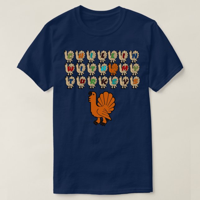 Funny Thanksgiving g With My Turkeys T-Shirt (Design Front)