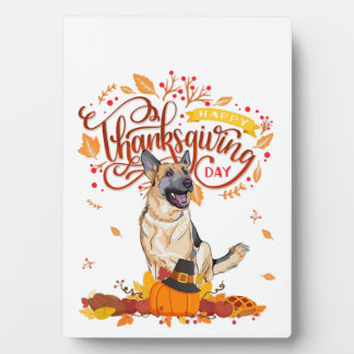 Funny Thanksgiving Gifts German Shepherd Dog Plaque