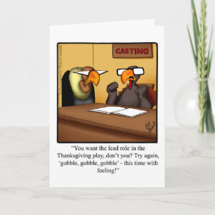 Funny Thanksgiving Greeting Card "Spectickles"