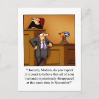 Funny Thanksgiving Humor  Postcards