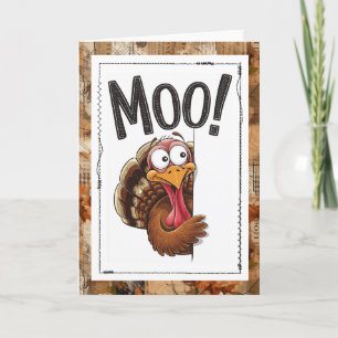 Funny Thanksgiving Humor Turkey Card