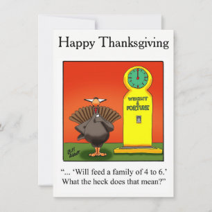 Funny Thanksgiving Humour  Invitations