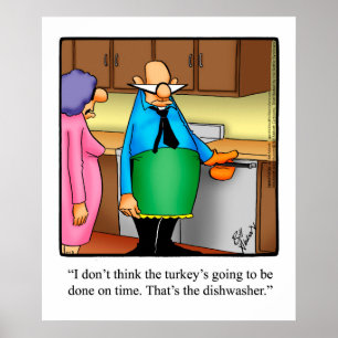 Funny Thanksgiving Humour Poster