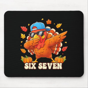 Funny Thanksgiving Outfit Kids Toddler Boys Dab Tu Mouse Pad