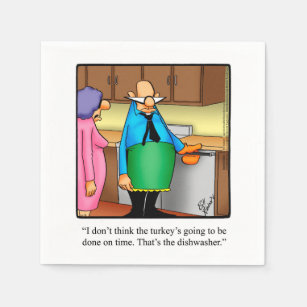 Funny Thanksgiving Party Napkins