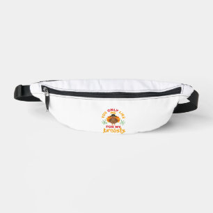 Funny Thanksgiving Pilgrim Turkey Fanny Pack